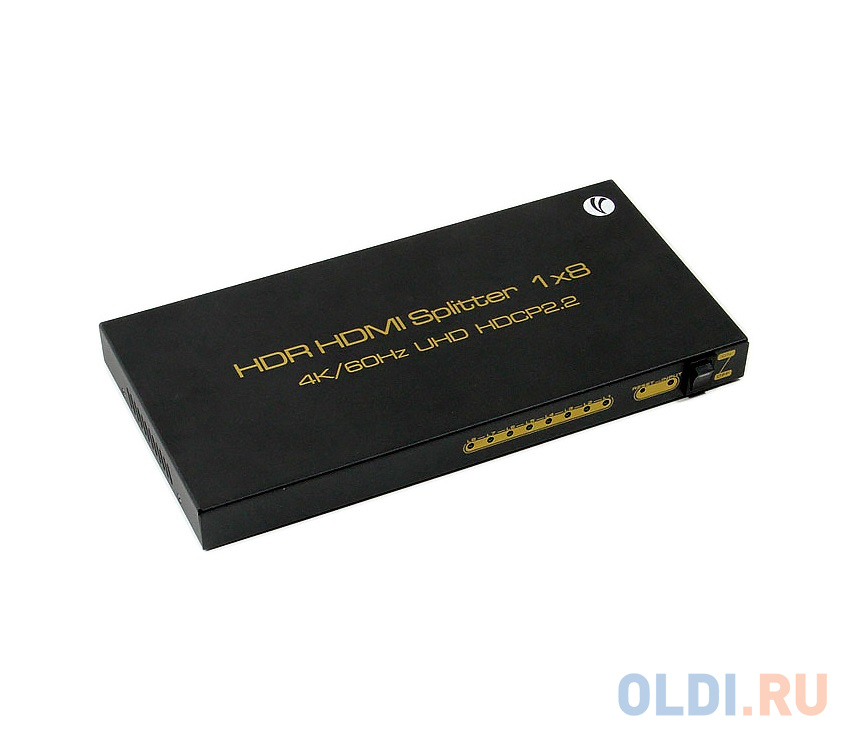 Разветвитель HDMI Spliitter 1=8  2.0v, 4K/60Hz, VCOM <DD428 разветвитель hdmi spliitter 1 8 2 0v 4k 60hz vcom dd428