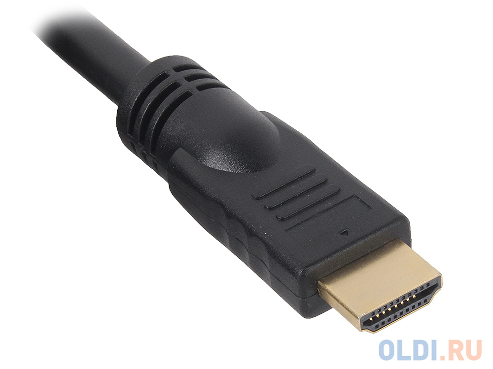 Кабель HDMI Gembird/Cablexpert, 15м, v1.4, 19M/19M, черный, позол.разъемы, экран, пакет  CC-HDMI4-15M - фото 7