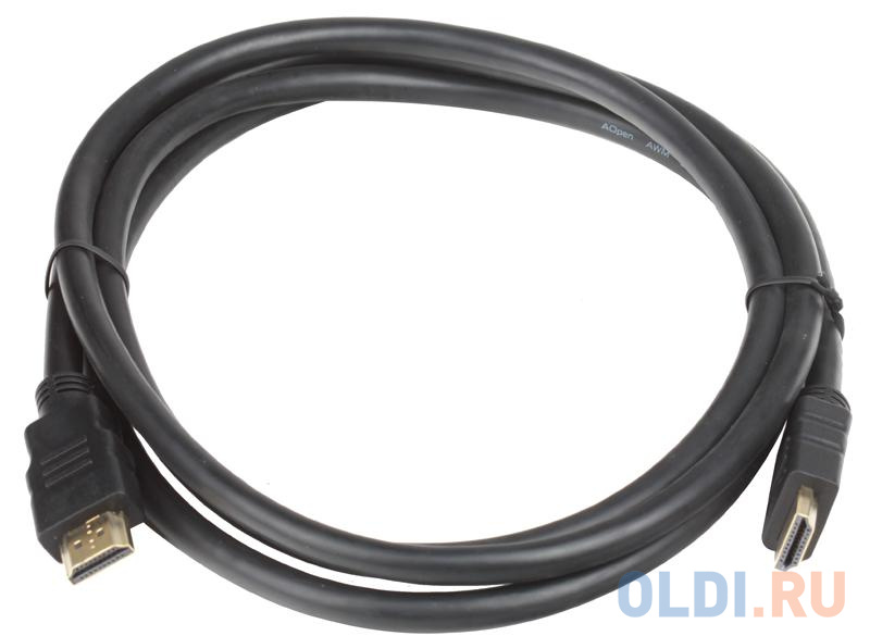 

Кабель AOpen HDMI 19M/M 1.4V+3D/Ethernet ACG511-1.8M 1,8/2m, позолоченные контакты