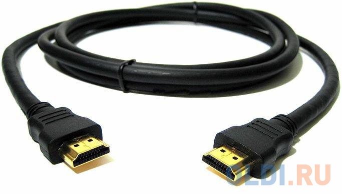 Кабель HDMI Gembird/Cablexpert, 1м, v2,0, 19M/19M, черный, позол.разъемы, экран, пакет CC-HDMI4-1M кабель hdmi gembird cablexpert 1м v1 4 19m 19m плоский кабель позол разъ cc hdmi4f 1m