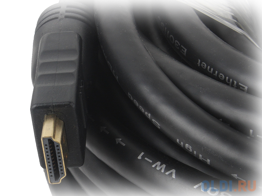 Кабель HDMI Gembird/Cablexpert, 30м, v1.4, 19M/19M, черный, позол.разъемы, экран, пакет  CC-HDMI4-30M - фото 7