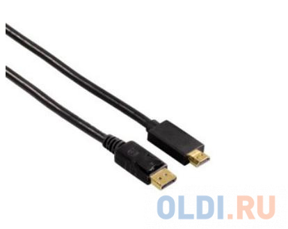 

Кабель DisplayPort - HDMI (m-m), 1.8 м, ***, черный, Hama H-54594