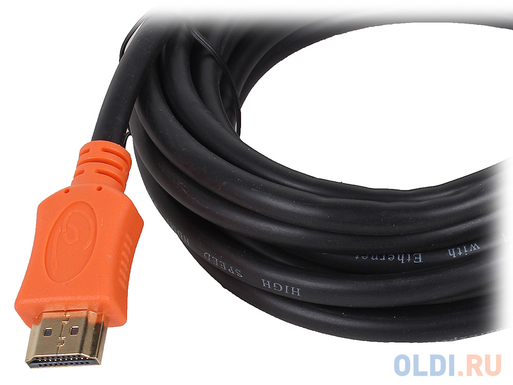 Кабель HDMI Gembird/Cablexpert, 4.5м, v1.4, 19M/19M, серия Light, черный, позол.разъемы CC-HDMI4L-15 - фото 2