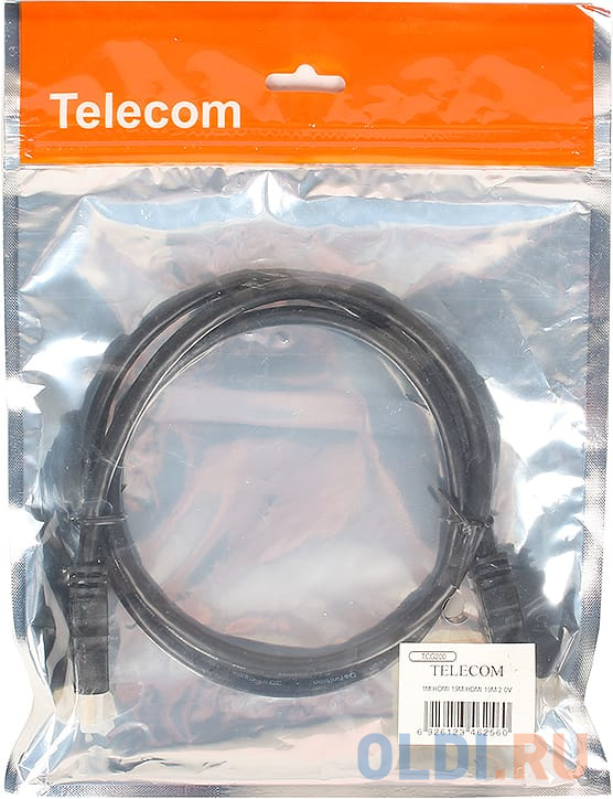 Кабель Telecom HDMI 19M/M ver 2.0 ,1m &lt;TCG200-1M Вид№4