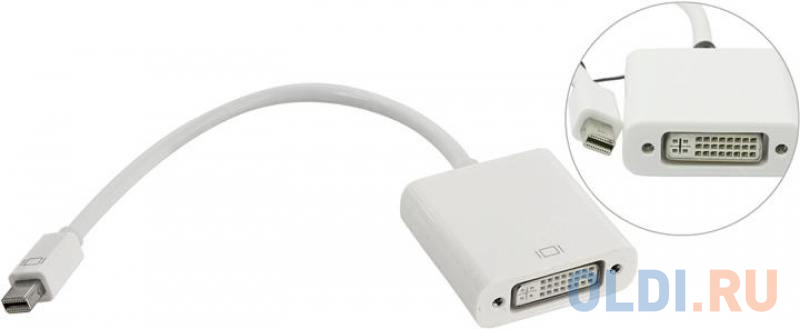 Адаптер 5bites AP-017 MINI DISPLAYPORT M / DVI F переходник 5bites aa 3m6f 03 3 5 jack m 6 35 jack f