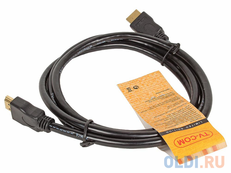 Кабель цифровой HDMI19M to HDMI19M, V1.4+3D, 1.8m,TV-COM <CG150S-1.8M Кабель цифровой HDMI19M to HDMI19M, V1.4+3D, 1.8m,TV-COM <CG150S-1.8M фото