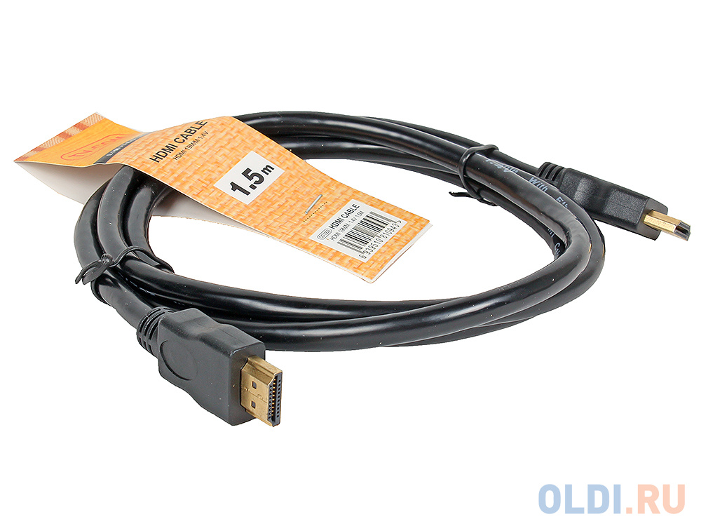 Кабель цифровой HDMI19M to HDMI19M, V1.4+3D, 1.5m, TV-COM  <CG150S-1.5M фото