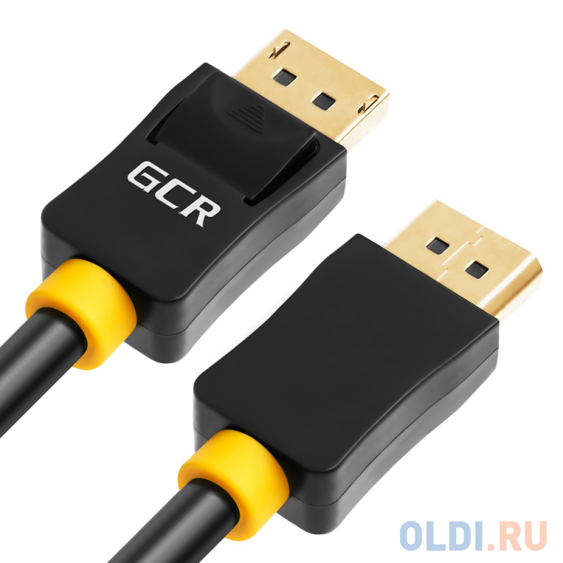 

Greenconnect Кабель 0.5m DisplayPort v1.2, 20M/20M, черный, 28/28 AWG (33-050530)