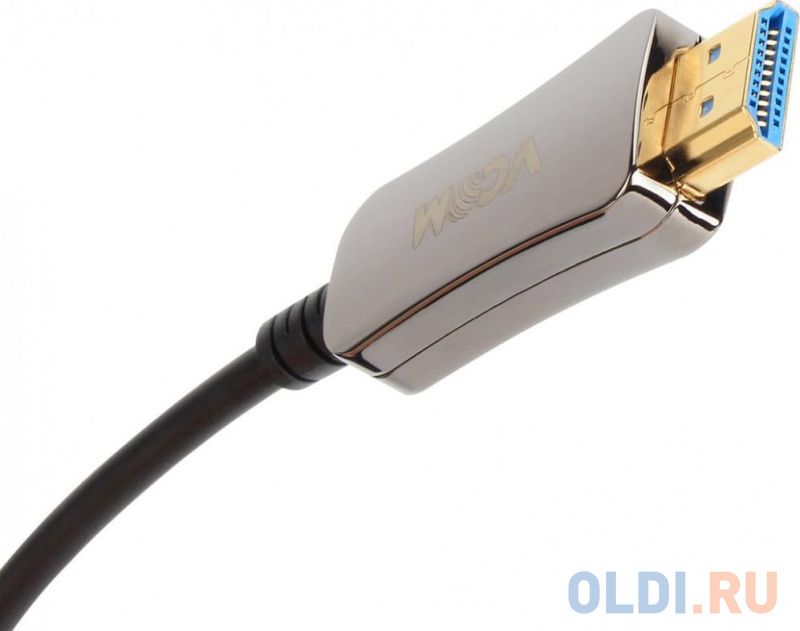 Кабель HDMI 20м VCOM Telecom D3742A-20M круглый черный Вид№3