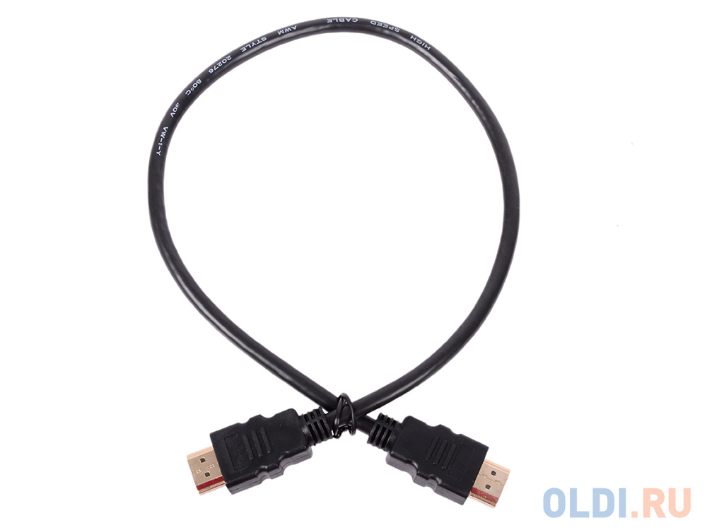 Кабель 5bites APC-200-005 HDMI M / HDMI M V2.0, 4K, высокоскоростной, ethernet+3D, 0.5 метра фото