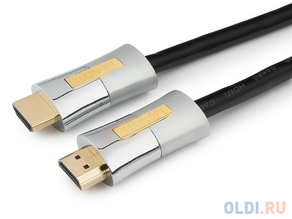 Кабель HDMI Cablexpert, серия Platinum, 1 м, v2.0, M/M, позол.разъемы, метал. корпус, ферритовые кольца, блистер CC-P-HDMI01-1M - фото 2