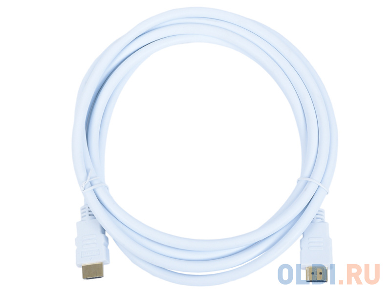 Кабель HDMI 19M/M ver 2.0, 3М, белый  Aopen <ACG711W-3M фото