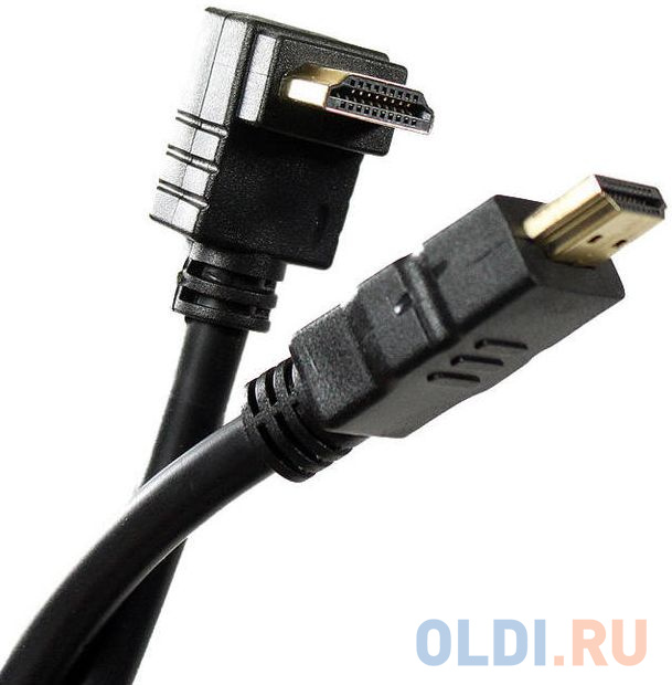 Кабель HDMI<=HDMI-угловой коннектор 90град  3м, 2.0V VCOM <CG523-3M кабель hdmi 19m m ver 2 1 8k 60 hz 1 5m vcom cg864 1 5m