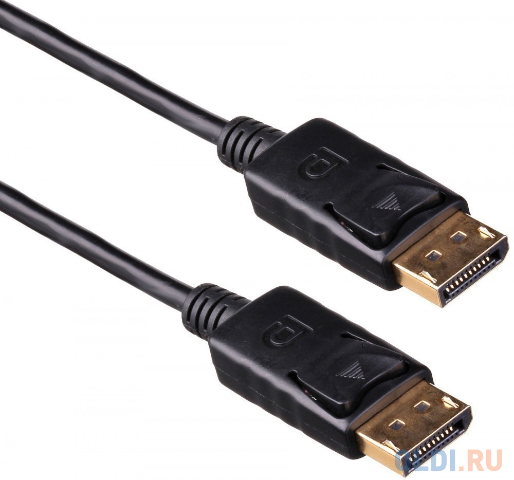 Кабель DisplayPort 3м Exegate EX-CC-DP-3.0 круглый черный EX284913RUS кабель hama h 200710 00200710 ver1 2 minidisplayport m displayport m 1 5м коробка
