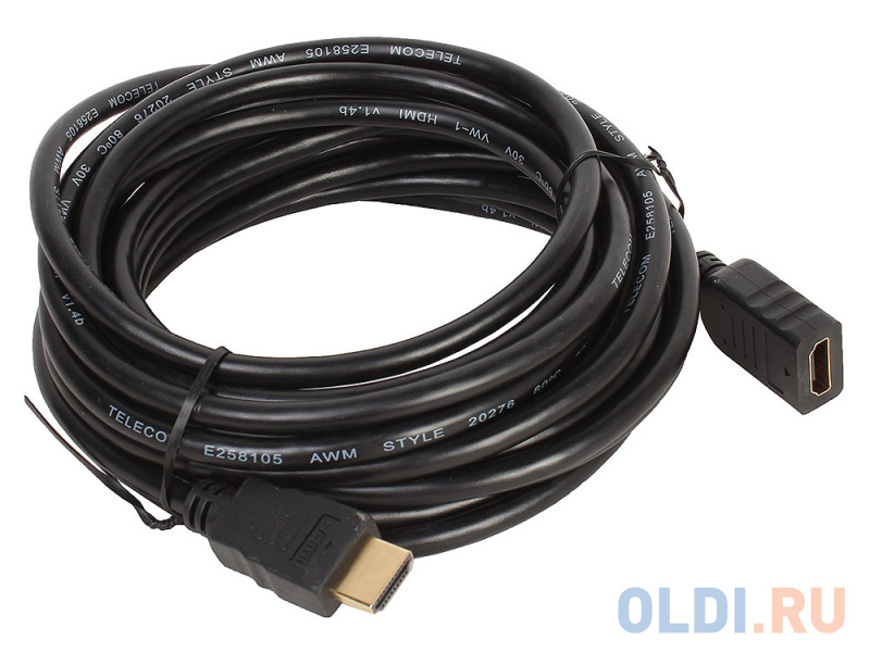 

Кабель удлинительный Telecom 1.4V HDMI-19M/HDMI-19F 5m <CG501D_M/F /VHD6105D-5M