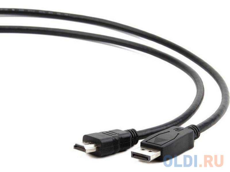 Кабель DisplayPort-HDMI 1.8м Gembird экранированный черный CC-DP-HDMI-6