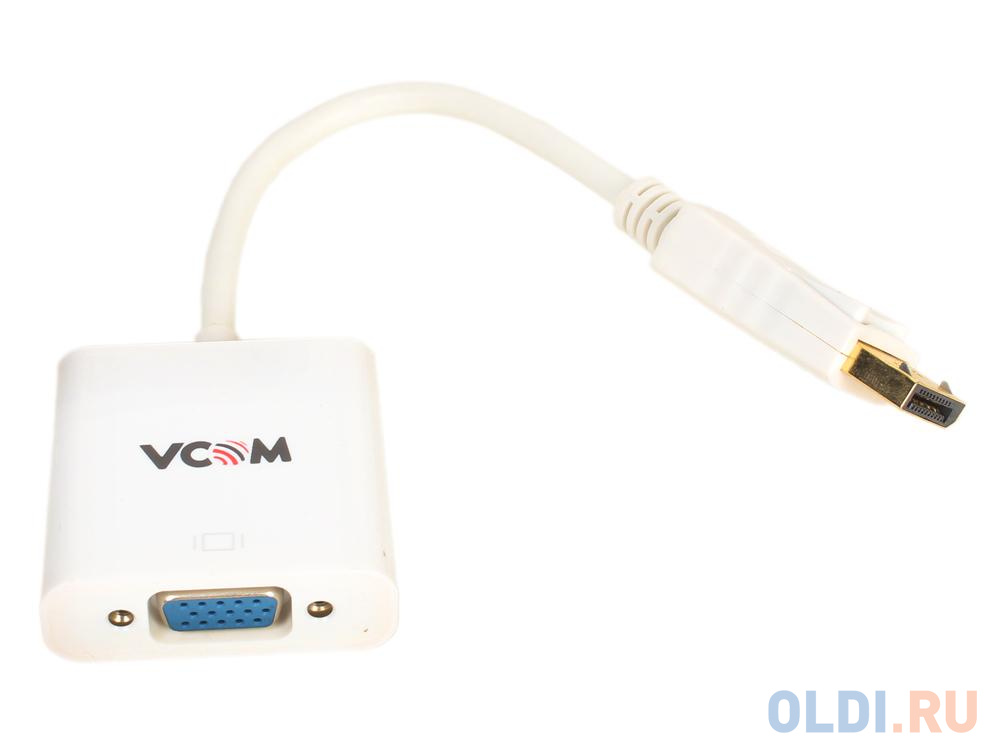Кабель-переходник VCOM DisplayPort M- VGA F 0.15м