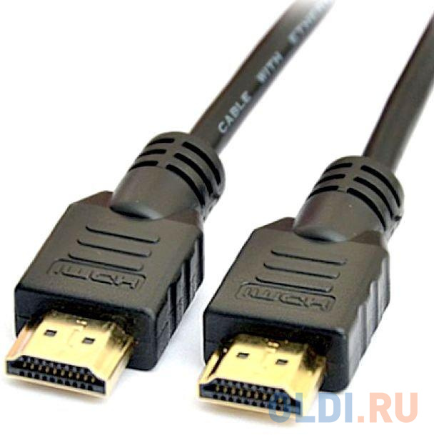 Кабель HDMI 19M/M ver 2.0, 2 фильтра, 5m VCOM <G525D-R-5.0> кабель hdmi 19m m ver 2 0 2 фильтра с усилителем 20m vcom cg525d r 20 0
