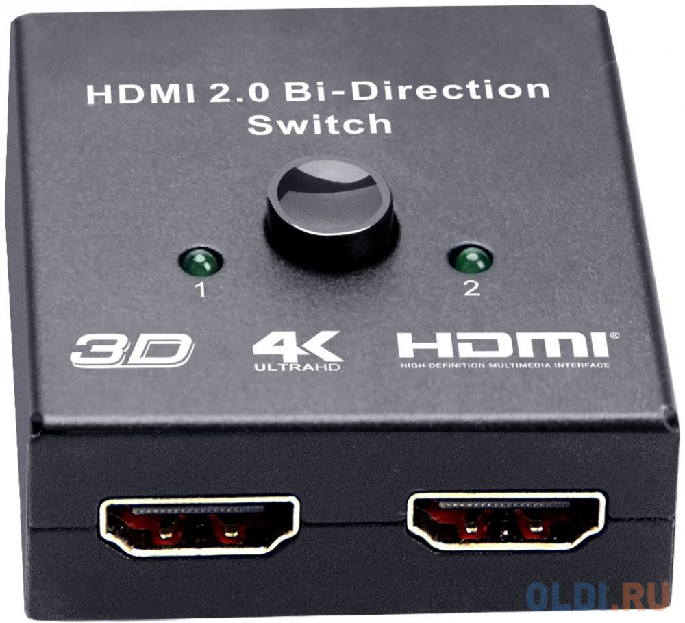 Переходник HDMI Green Connection GL-vTC03 черный - фото 1