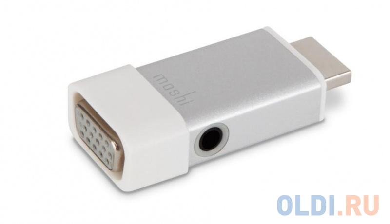 

Переходник HDMI VGA Moshi 99MO023207 серебрянный