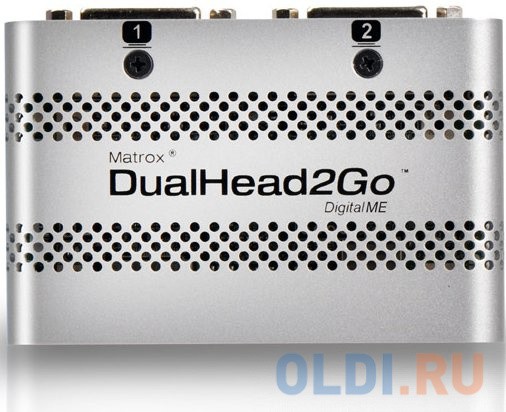 

Переходник DisplayPort DVI Matrox DualHead2Go круглый серый D2G-DP2D-MIF