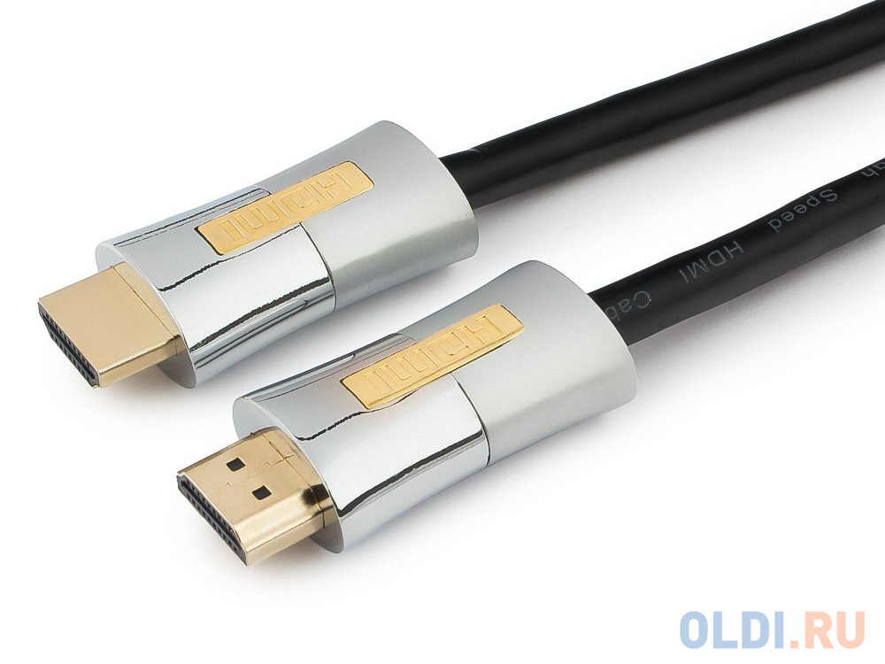 Кабель HDMI Cablexpert, серия Platinum, 4,5 м, v2.0, M/M, позол.разъемы, метал. корпус, ферритовые кольца, блистер CC-P-HDMI01-4.5M - фото 2