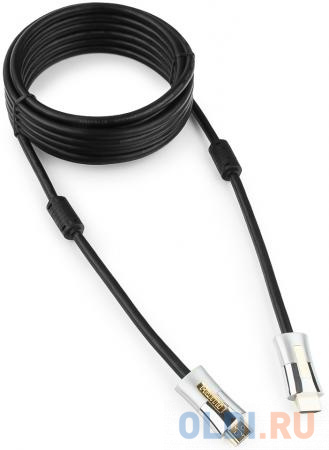 Кабель HDMI Cablexpert, серия Platinum, 4,5 м, v2.0, M/M, позол.разъемы, метал. корпус, ферритовые кольца, блистер CC-P-HDMI01-4.5M - фото 1