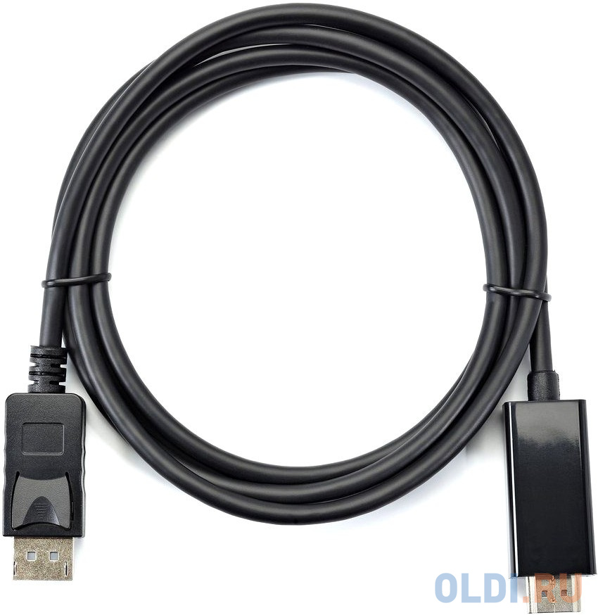 Кабель HDMI DisplayPort 1.8м TELECOM TA495-1.8M круглый черный