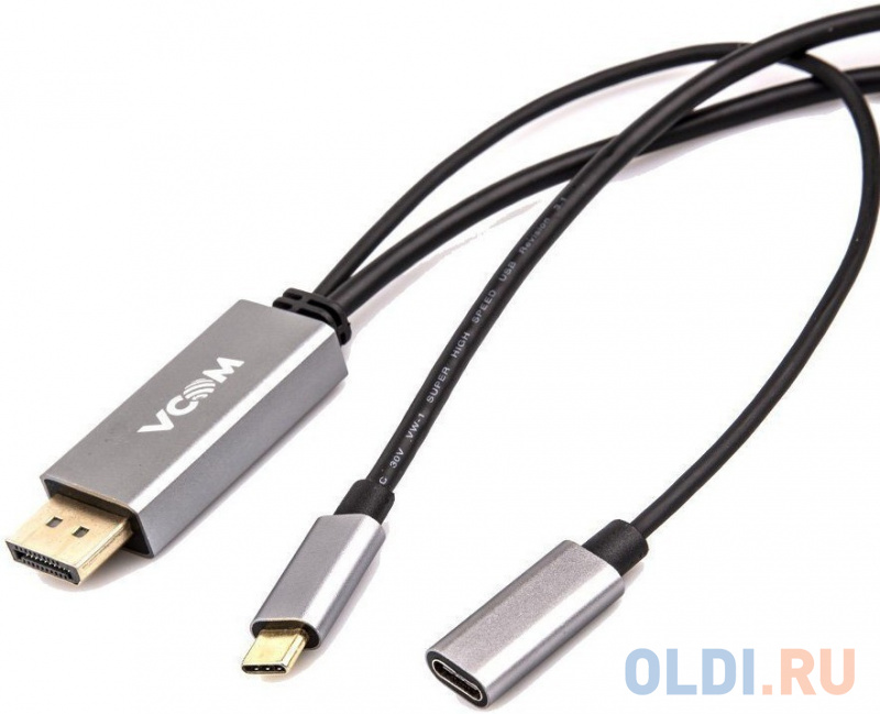 Кабель DisplayPort 1.8м VCOM Telecom CU422MCPD-1.8M круглый черный Кабель DisplayPort 1.8м VCOM Telecom CU422MCPD-1.8M круглый черный фото