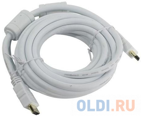 Кабель HDMI 3м AOpen ACG711DW-3M круглый белый кабель hdmi 19m m ver 2 0 3м белый aopen acg711w 3m