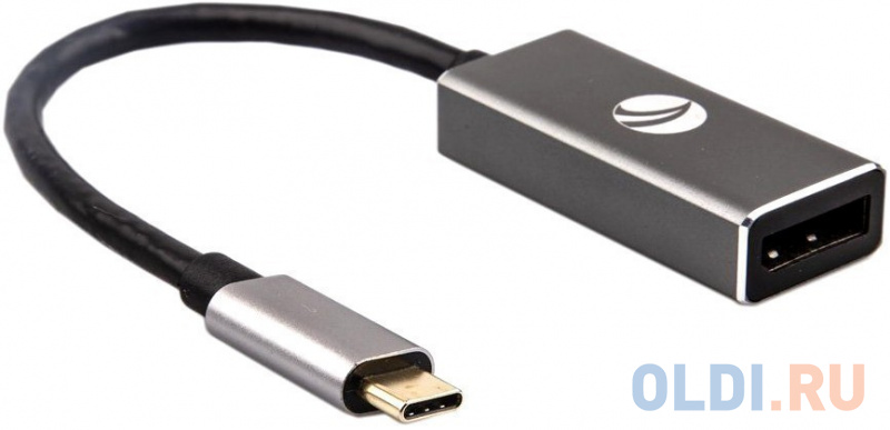 

Переходник DisplayPort 0.1м VCOM Telecom CU422MB круглый серый