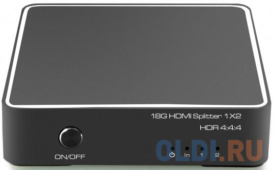 Переходник HDMI Green Connection GL-vA03P черный - фото 2
