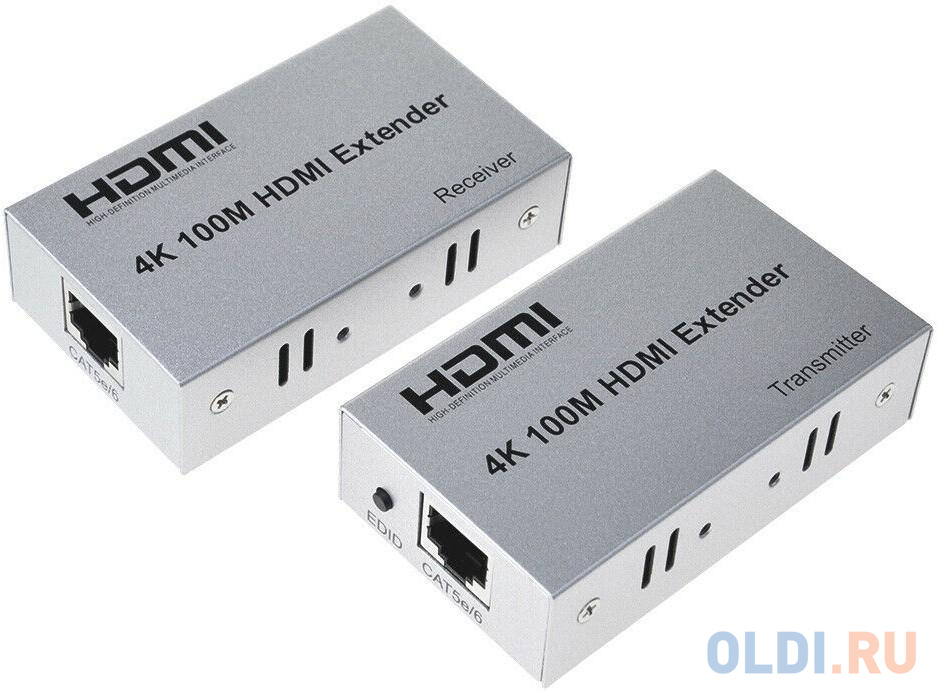 Удлинитель HDMI ORIENT VE047 круглый серебристый 30161 - фото 1