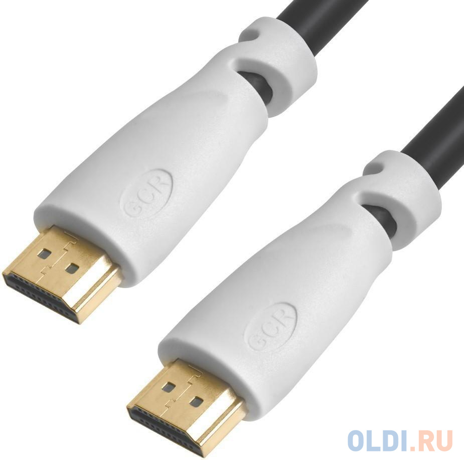 Кабель HDMI 1м Green Connection GCR-50541 круглый черный кабель microusb usb 2 0 1м green connection 4ph r90005 круглый жёлтый