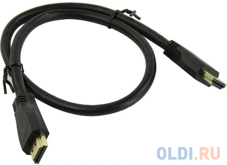 Кабель HDMI 1м 5bites HM-210-010 круглый черный - фото 1