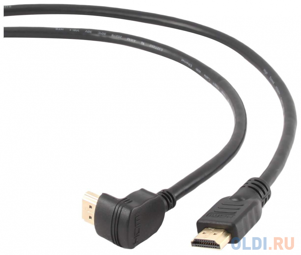 Кабель HDMI 1.8м Bion BXP-CC-HDMI490-018 круглый черный кабель hdmi displayport 1 8м bion bxp cc dp hdmi 018 круглый