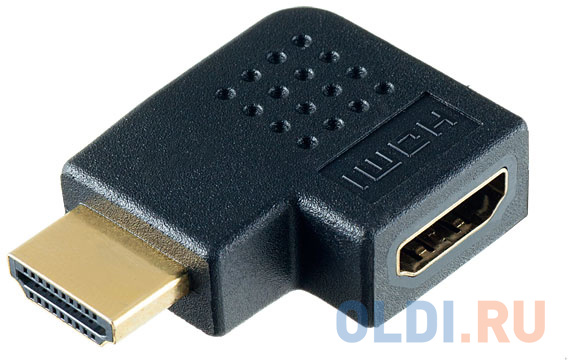 

Переходник HDMI AM - HDMI AF угловой горизонтальный Perfeo A7011