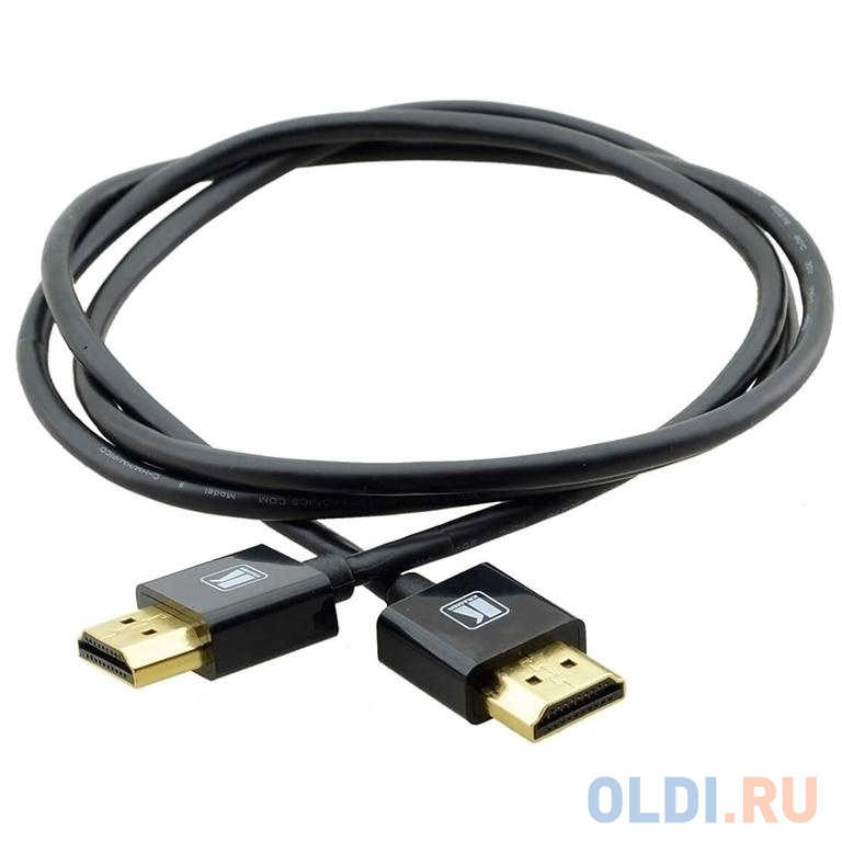 Кабель HDMI 0.9м Kramer C-HM/HM/PICO/BK-3 круглый черный