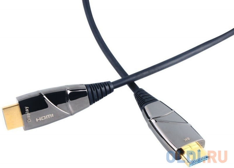 Кабель HDMI 30м VCOM Telecom D3743-30M круглый черный Вид№2