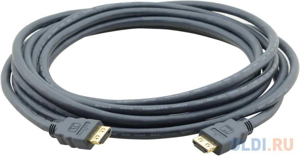 Кабель HDMI [97-11213025] Kramer Electronics [CLS-HM/HM/ETH-25] HDMI-HDMI (Вилка - Вилка) малодымный, без галогеноводородов) c Ethernet (v 1.4), 7.6 м кабель dvi d dual link [94 0101065] kramer electronics [c dm dm 65] dvi d dual link вилка вилка 24 1 контакт 19 5 м
