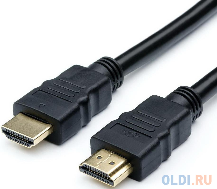 Кабель HDMI 10м Atcom AT7394 круглый черный - фото 1