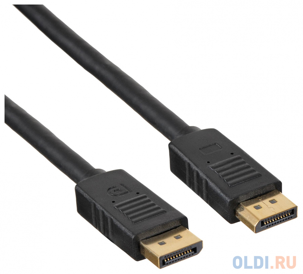 Кабель DisplayPort 10м Бюрократ BHP-DPP-1.4-10 круглый черный - фото 3