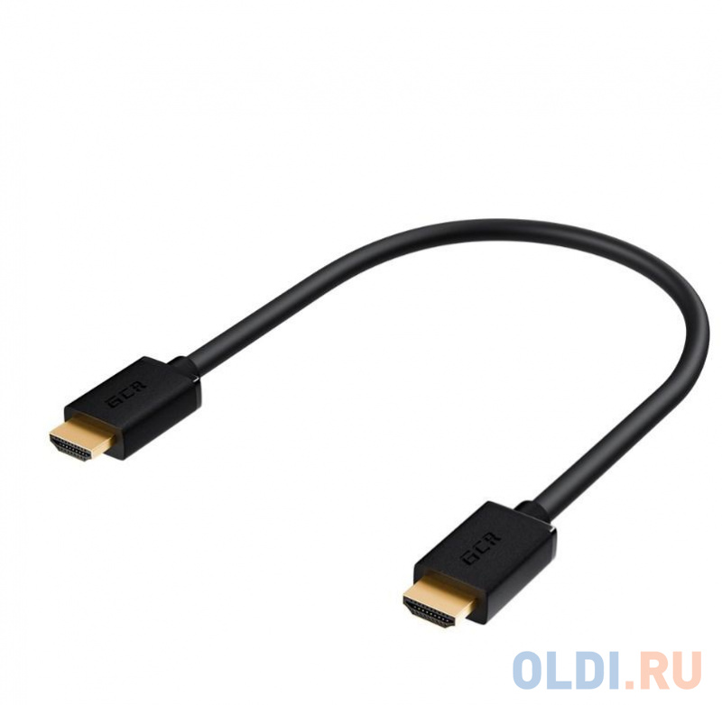 Кабель HDMI 1м Green Connection GCR-HM411-1.0m круглый черный Кабель HDMI 1м Green Connection GCR-HM411-1.0m круглый черный фото