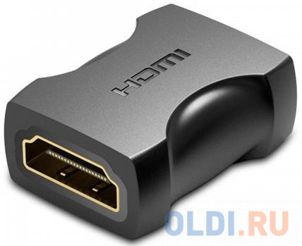 Адаптер-переходник Vention HDMI v2.0 19F/19F адаптер переходник gembird hdmi dvi a hdmi dvi 2 19f 19m золотые разъемы пакет
