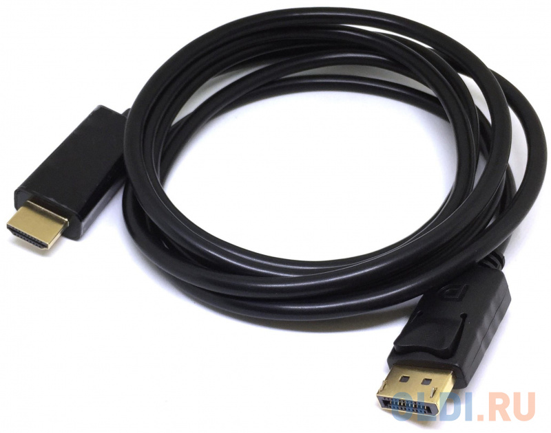 

Кабель DisplayPort HDMI 2м ESPADA Edphdmi2 круглый черный 43469