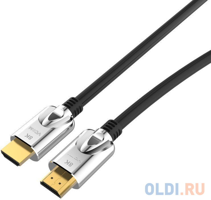 Кабель HDMI 2м VCOM Telecom CG862-2M круглый черный/серебристый Вид№5