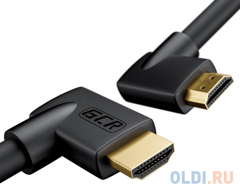 

GCR Кабель 3.0m HDMI 2.0, M правый угол /M правый угол, черный, HDR 4:2:2, Ultra HD, 4K 60 fps 60Hz/5K*30Hz, 3D, AUDIO, 18.0 Гбит/с, 28/28 AWG, GCR-52