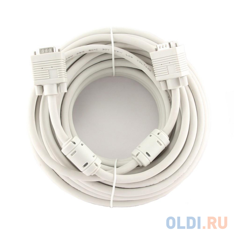 

Кабель VGA 15.0м 15M/15M Gembird CC-PPVGA-15m