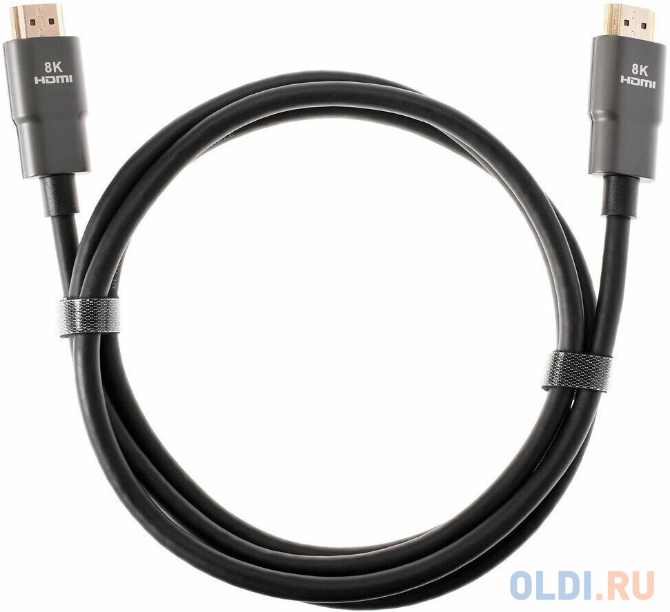 Кабель HDMI 1.5м VCOM Telecom ACG863-1.5M круглый черный серый Кабель HDMI 1.5м VCOM Telecom ACG863-1.5M круглый черный серый фото