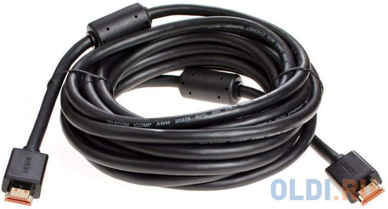 Кабель HDMI-19M --- HDMI-19M ver 2.0+3D/Ethernet ,7.5m, 2 фильтраTelecom <TCG215F-7.5M> Кабель HDMI-19M --- HDMI-19M ver 2.0+3D/Ethernet ,7.5m, 2 фильтраTelecom <TCG215F-7.5M> фото